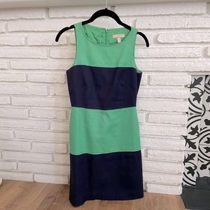 Banana Republic Blue Green Business Attire Dress